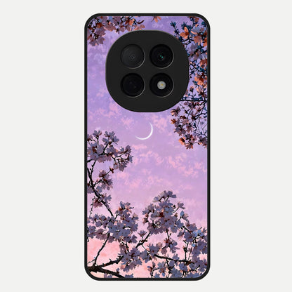  Purple Serenity Moon Glass Case For Oppo F29 Pro 5G back cover – full design glossy printed glass finish