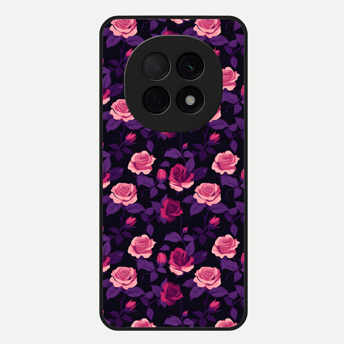  Rose Garden Twilight Glass Case For Oppo F29 Pro 5G back cover – full design glossy printed glass finish