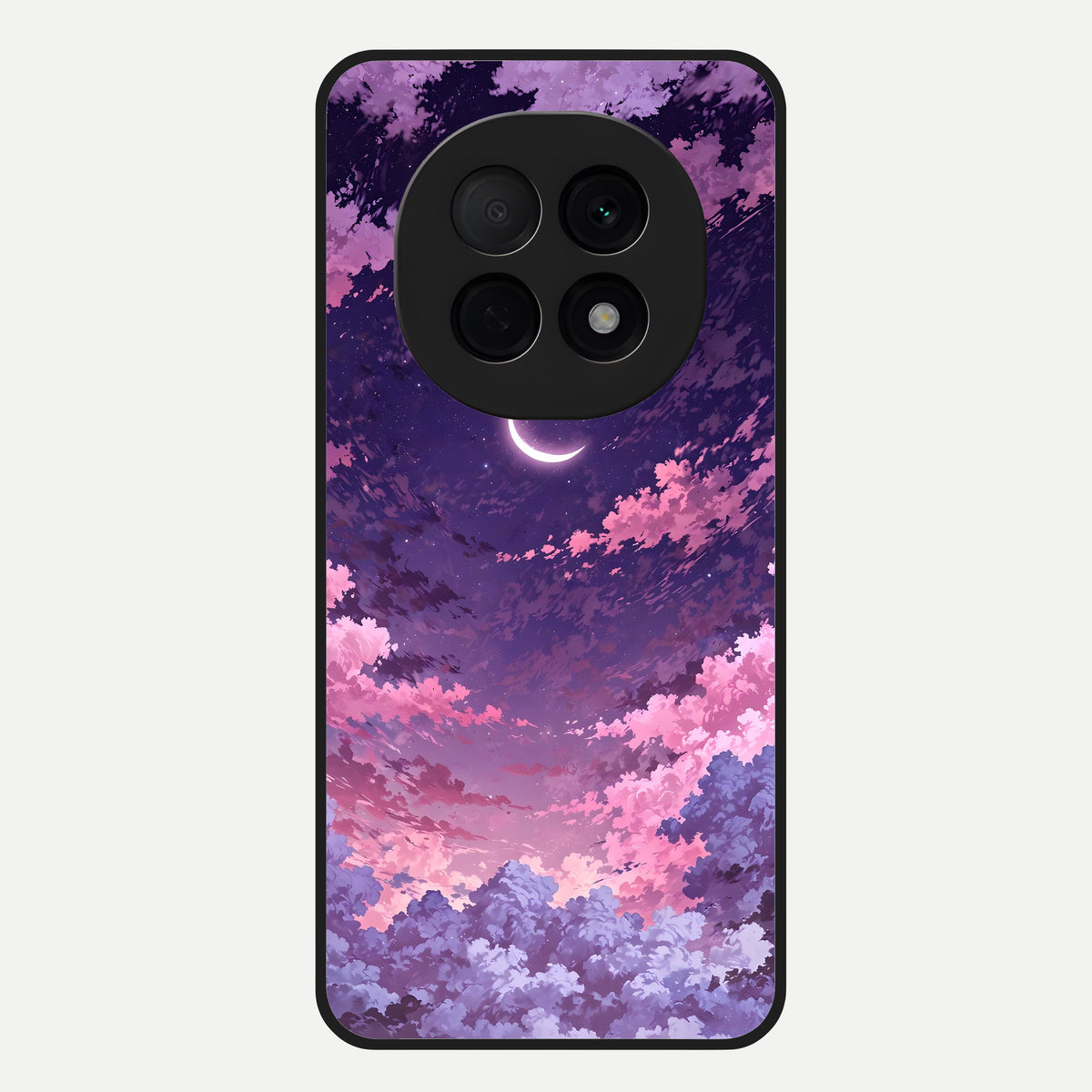  Sky Drift Clouds Glass Case For Oppo F29 Pro 5G back cover – full design glossy printed glass finish