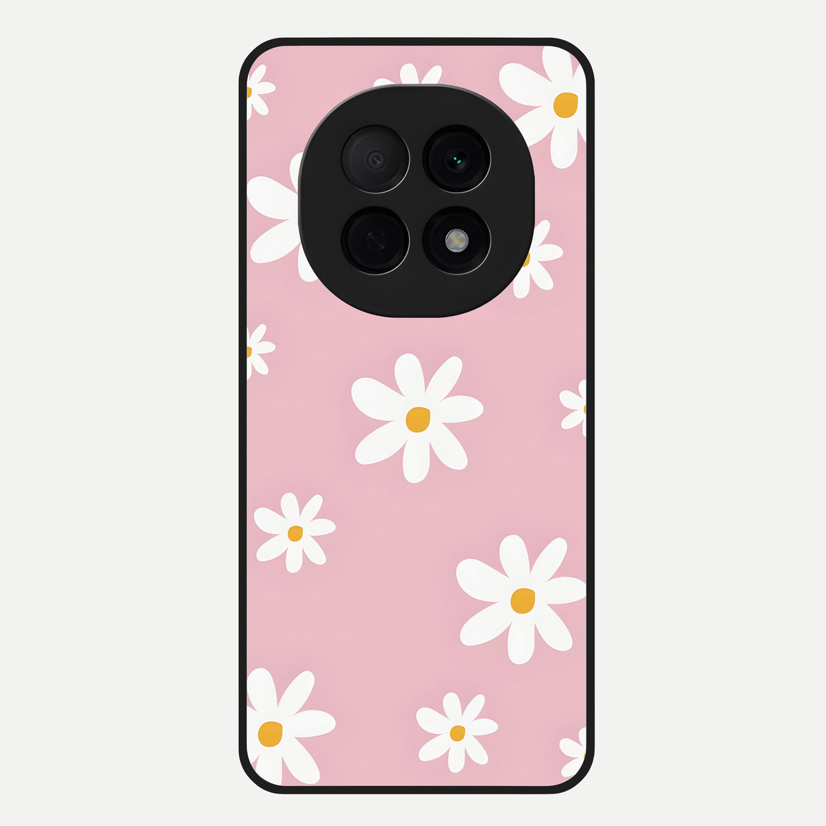  Soft Daisy Bliss Glass Case For Oppo F29 Pro 5G back cover – full design glossy printed glass finish