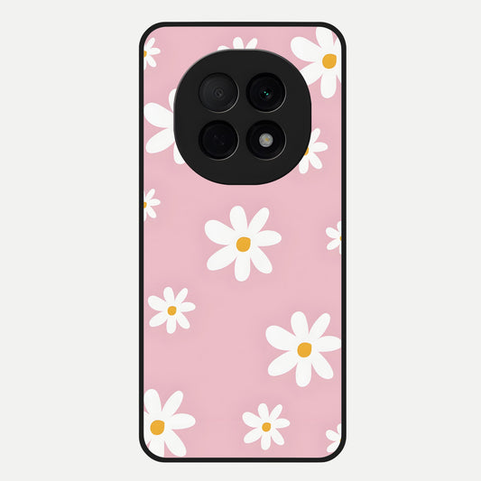  Soft Daisy Bliss Glass Case For Oppo F29 Pro 5G back cover – full design glossy printed glass finish