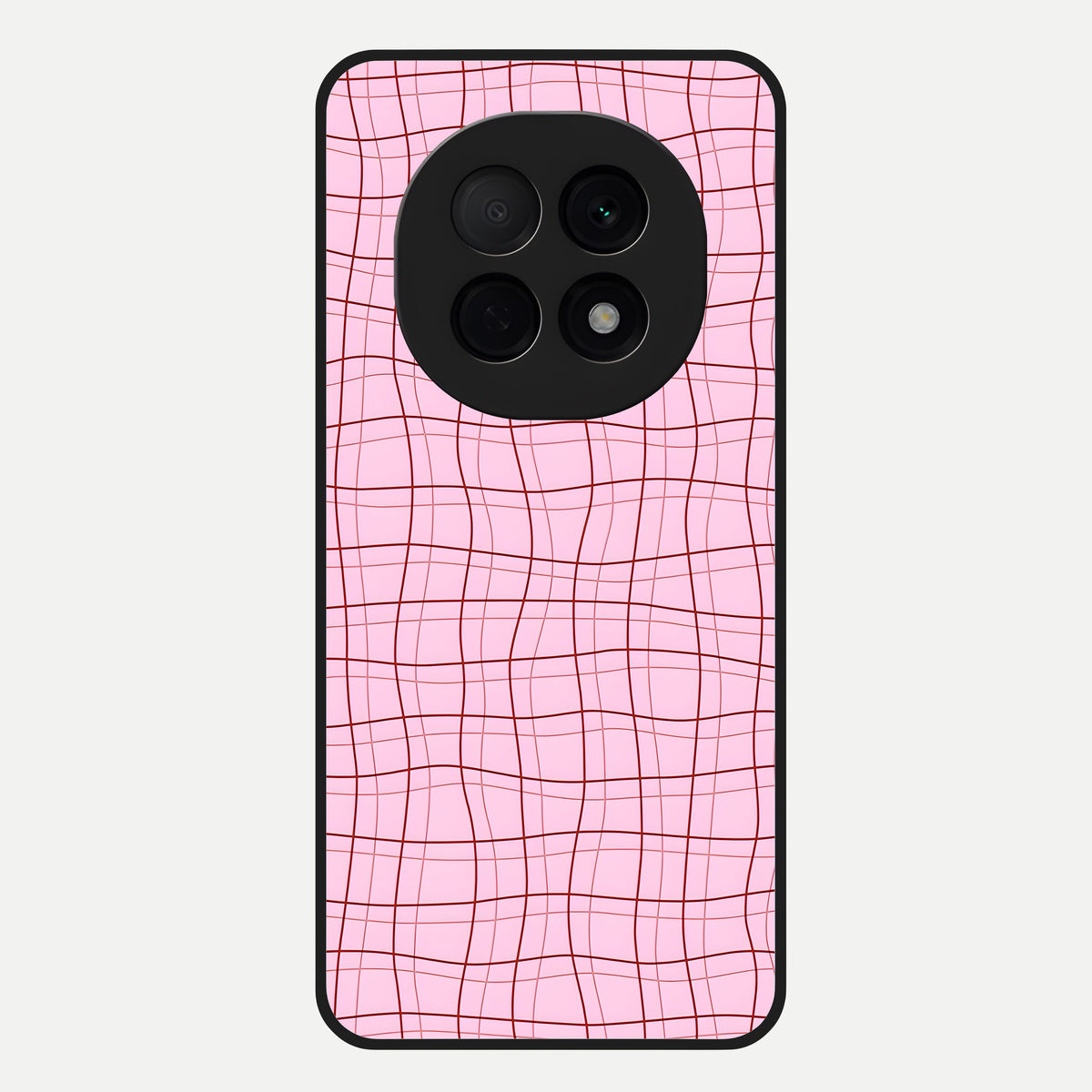  Soft Grid Bliss Glass Case For Oppo F29 Pro 5G back cover – full design glossy printed glass finish