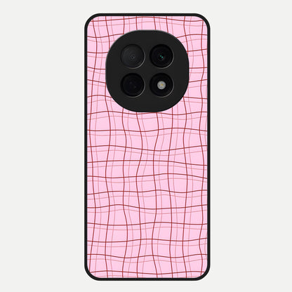  Soft Grid Bliss Glass Case For Oppo F29 Pro 5G back cover – full design glossy printed glass finish