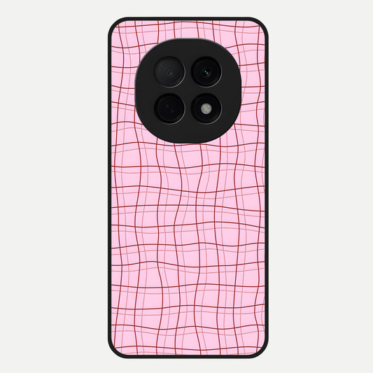  Soft Grid Bliss Glass Case For Oppo F29 Pro 5G back cover – full design glossy printed glass finish