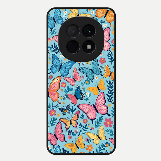  Spring Wing Garden Glass Case For Oppo F29 Pro 5G back cover – full design glossy printed glass finish