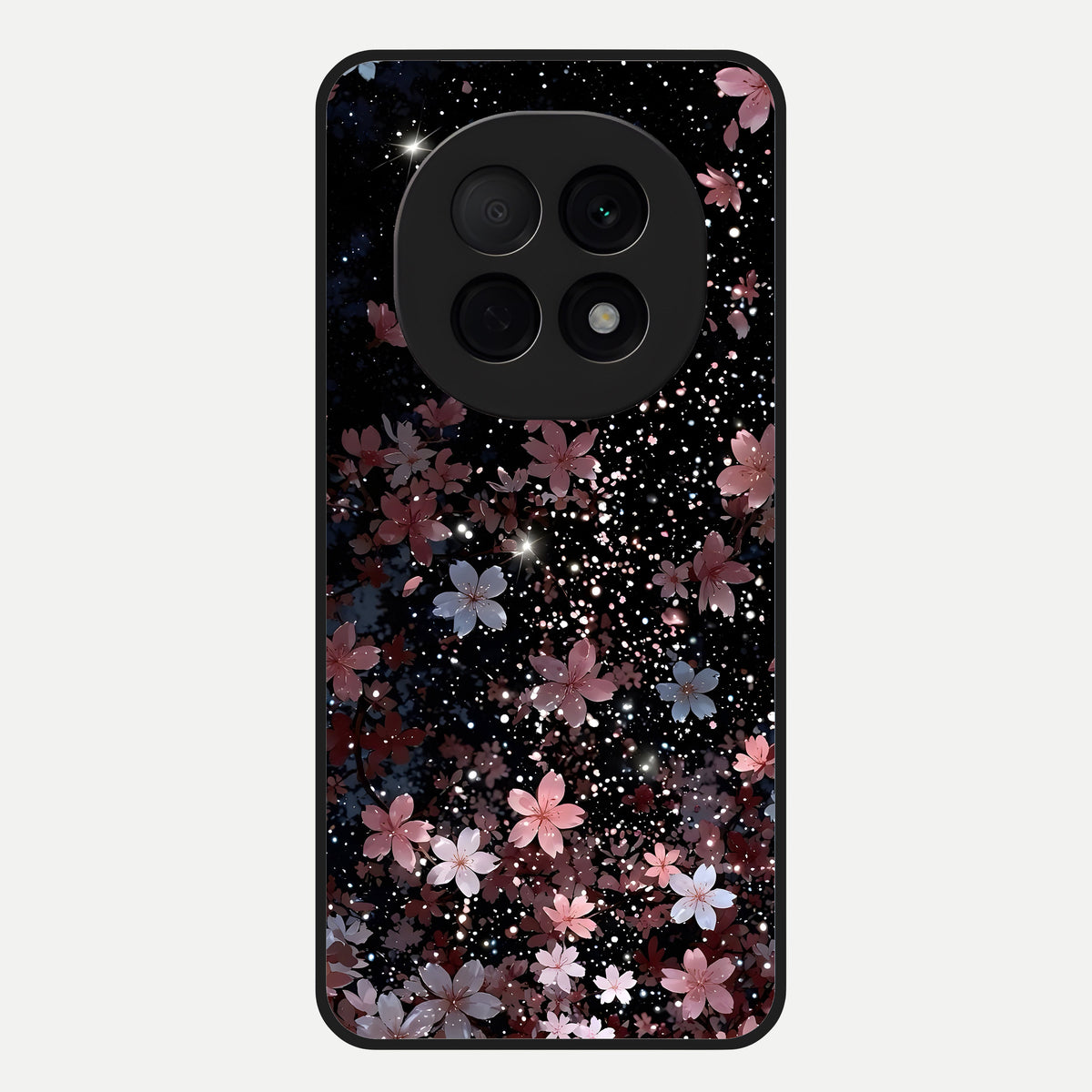  Starlit Flower Dreams Glass Case For Oppo F29 Pro 5G back cover – full design glossy printed glass finish