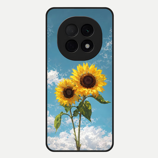  Sunlit Daisy Glow Glass Case For Oppo F29 Pro 5G back cover – full design glossy printed glass finish