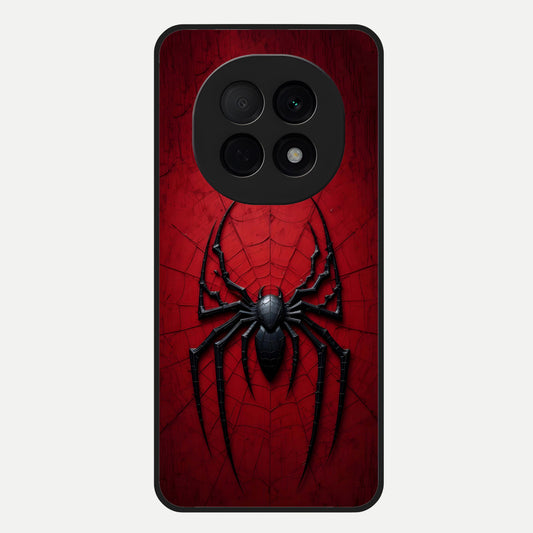  Superhero Web Emblem Glass Case For Oppo F29 Pro 5G back cover – full design glossy printed glass finish