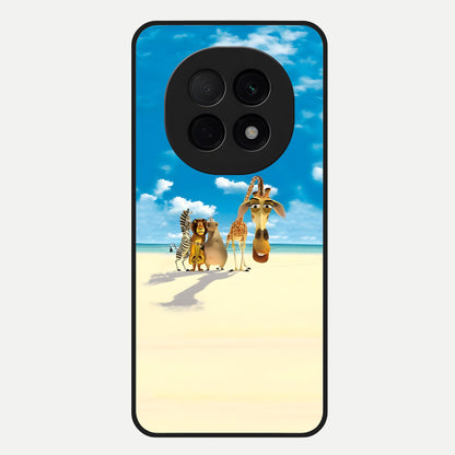  Tropical Fun Squad Glass Case For Oppo F29 Pro 5G back cover – full design glossy printed glass finish