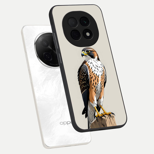  Clever Eagle phone case For Oppo F29 Pro 5G showing premium glass back cover with detailed artwork
