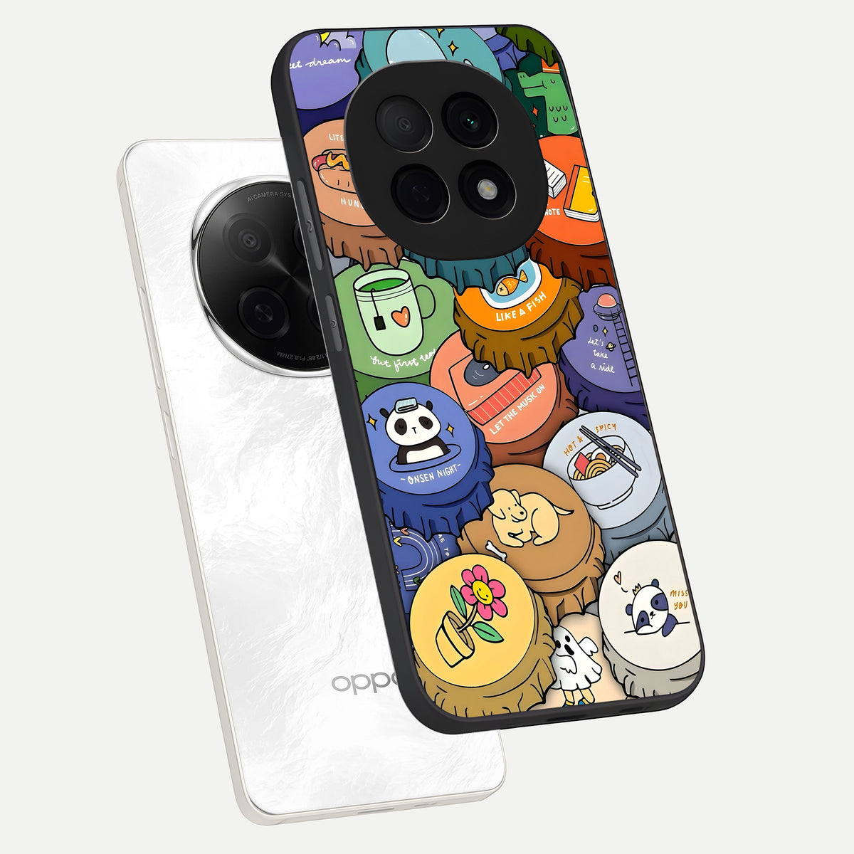  Coins Patterns phone case For Oppo F29 Pro 5G showing premium glass back cover with detailed artwork