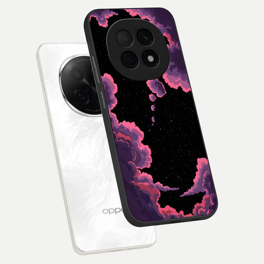  Cosmic Cloud Journey phone case For Oppo F29 Pro 5G showing premium glass back cover with detailed artwork