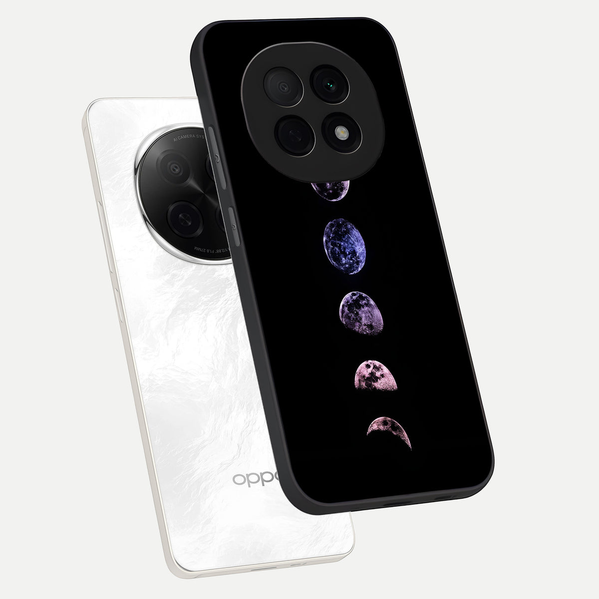  Crimson All Planets phone case For Oppo F29 Pro 5G showing premium glass back cover with detailed artwork
