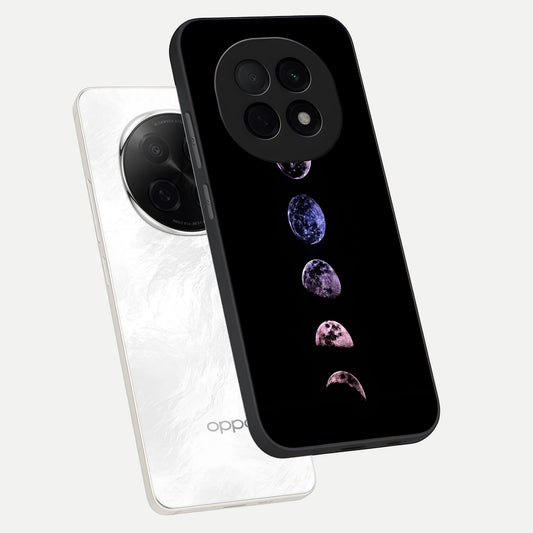  Crimson All Planets phone case For Oppo F29 Pro 5G showing premium glass back cover with detailed artwork