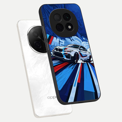  Drift Power Rush phone case For Oppo F29 Pro 5G showing premium glass back cover with detailed artwork