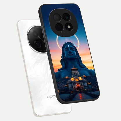  Eternal Shiva Aura phone case For Oppo F29 Pro 5G showing premium glass back cover with detailed artwork