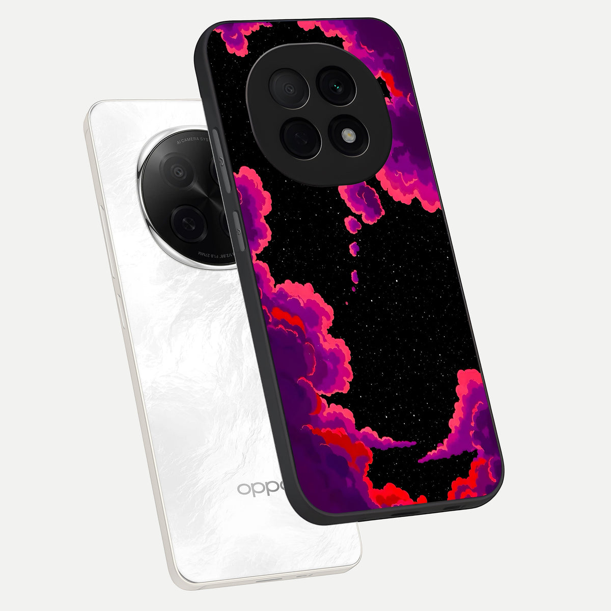  Galaxy Dream Frame phone case For Oppo F29 Pro 5G showing premium glass back cover with detailed artwork