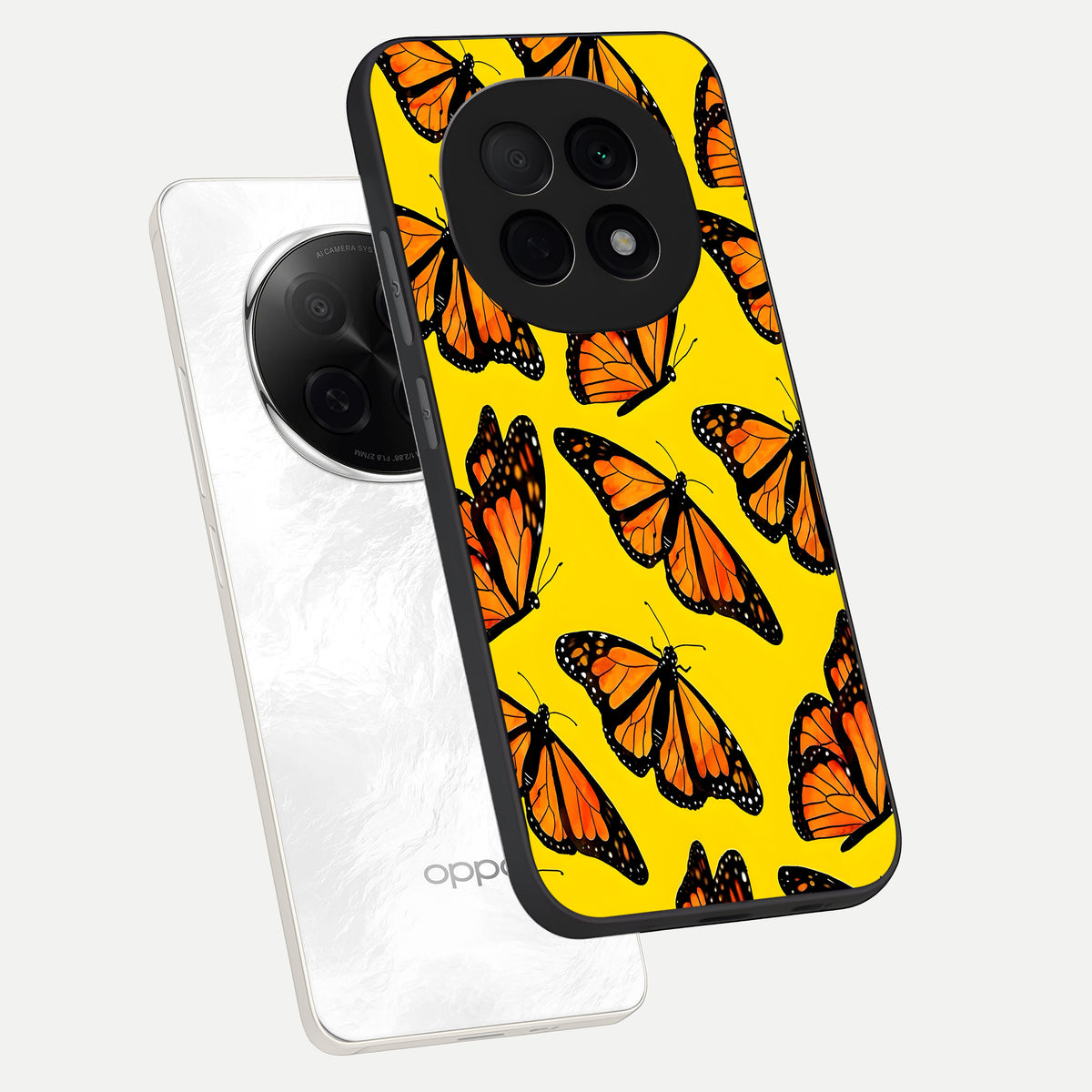  Golden Wing Flight phone case For Oppo F29 Pro 5G showing premium glass back cover with detailed artwork