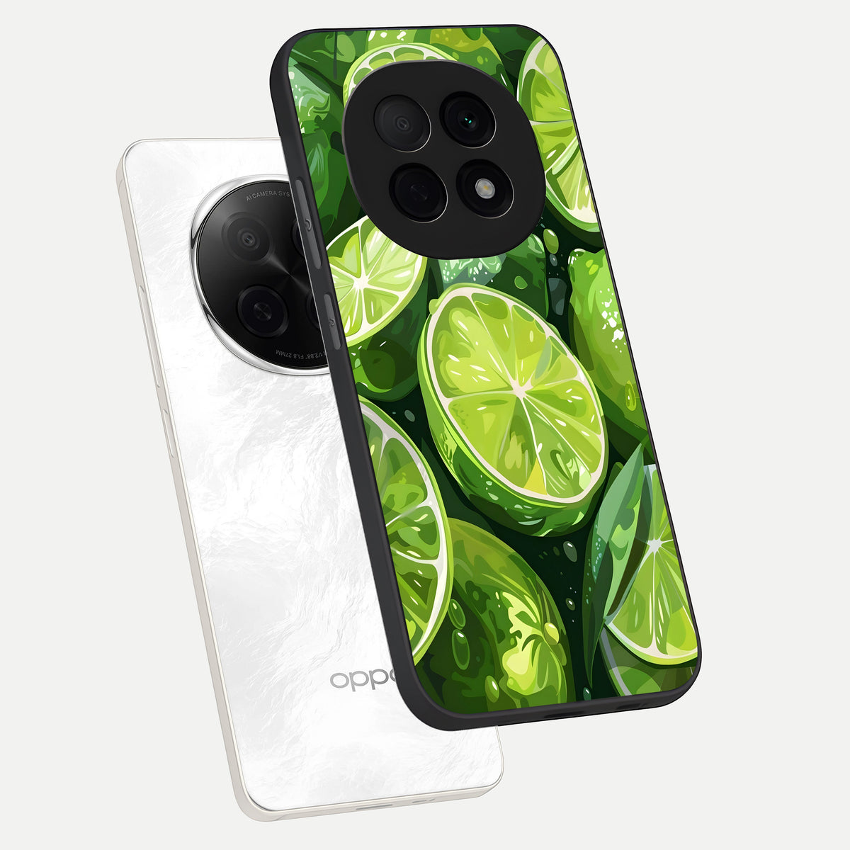  Green Kawasaki phone case For Oppo F29 Pro 5G showing premium glass back cover with detailed artwork