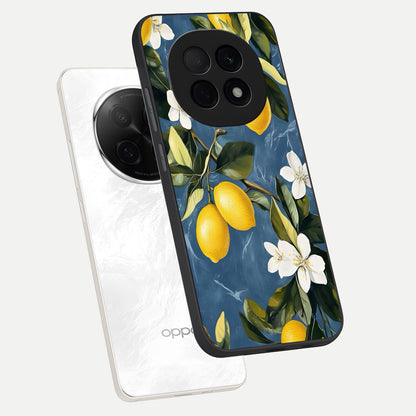  Lemon Dream Garden phone case For Oppo F29 Pro 5G showing premium glass back cover with detailed artwork