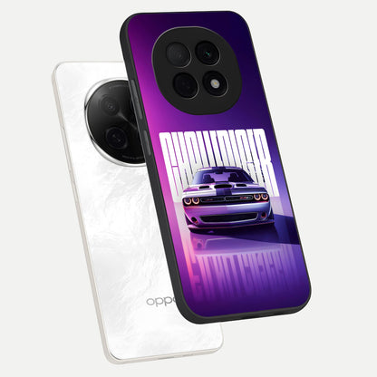  Midnight Muscle Ride phone case For Oppo F29 Pro 5G showing premium glass back cover with detailed artwork