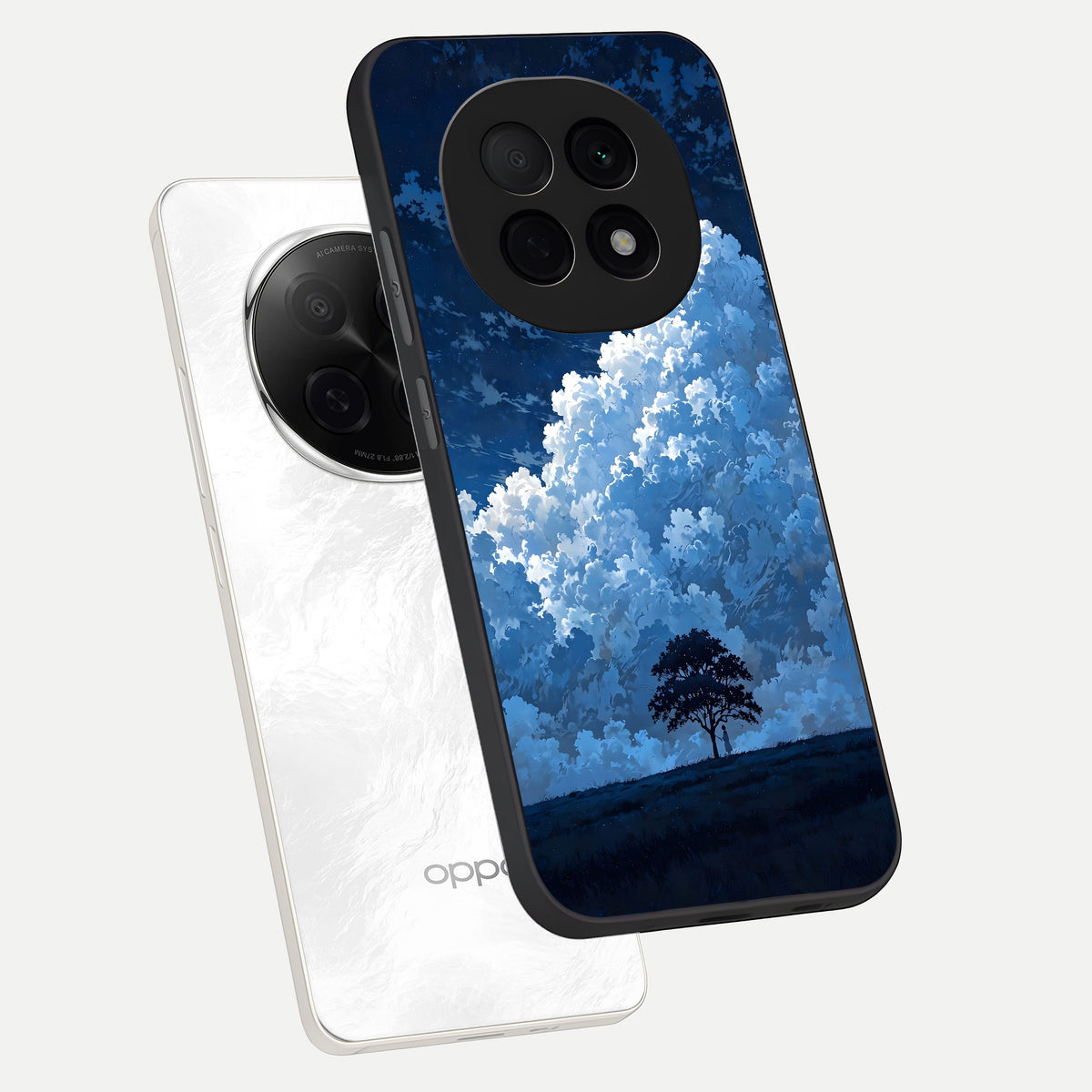  Midnight Sky Serenity phone case For Oppo F29 Pro 5G showing premium glass back cover with detailed artwork