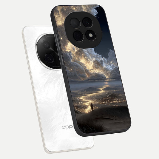  Moonlight Spark Path phone case For Oppo F29 Pro 5G showing premium glass back cover with detailed artwork