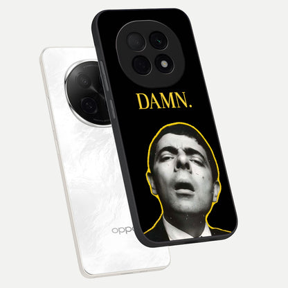  Mr Bean Damn phone case For Oppo F29 Pro 5G showing premium glass back cover with detailed artwork