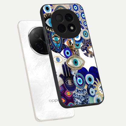  Mystic Charm Eye phone case For Oppo F29 Pro 5G showing premium glass back cover with detailed artwork