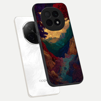  Mystic Valley Light phone case For Oppo F29 Pro 5G showing premium glass back cover with detailed artwork