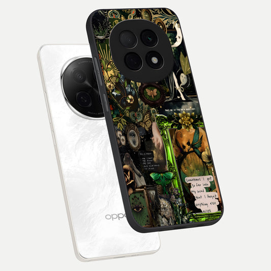  Mystic Woods Secret phone case For Oppo F29 Pro 5G showing premium glass back cover with detailed artwork