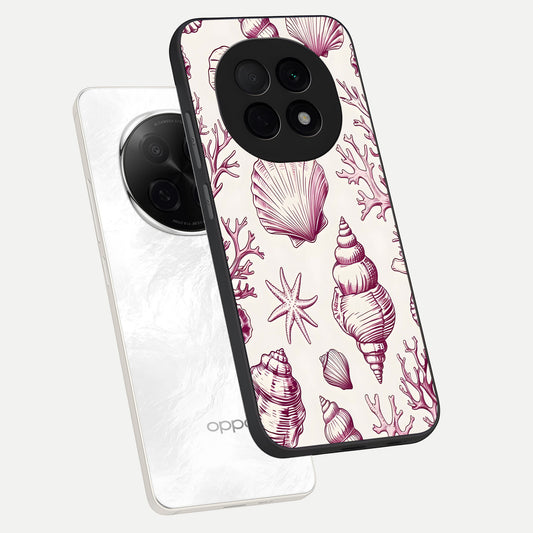  Pink Power Sparks phone case For Oppo F29 Pro 5G showing premium glass back cover with detailed artwork