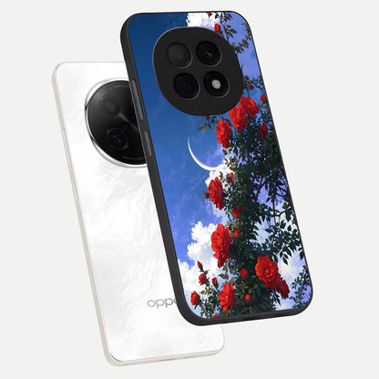  Rose Drift Flowers phone case For Oppo F29 Pro 5G showing premium glass back cover with detailed artwork
