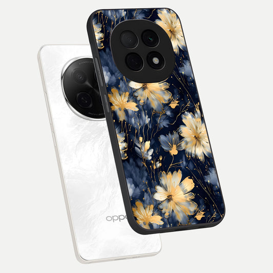  Royal Petal Dream phone case For Oppo F29 Pro 5G showing premium glass back cover with detailed artwork