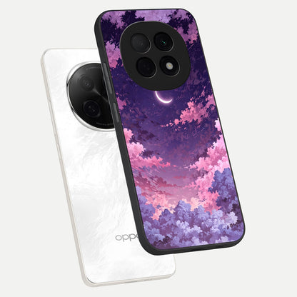  Sky Drift Clouds phone case For Oppo F29 Pro 5G showing premium glass back cover with detailed artwork