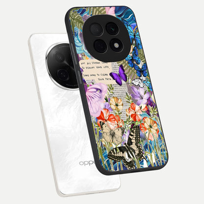  Storm Path Bloom phone case For Oppo F29 Pro 5G showing premium glass back cover with detailed artwork
