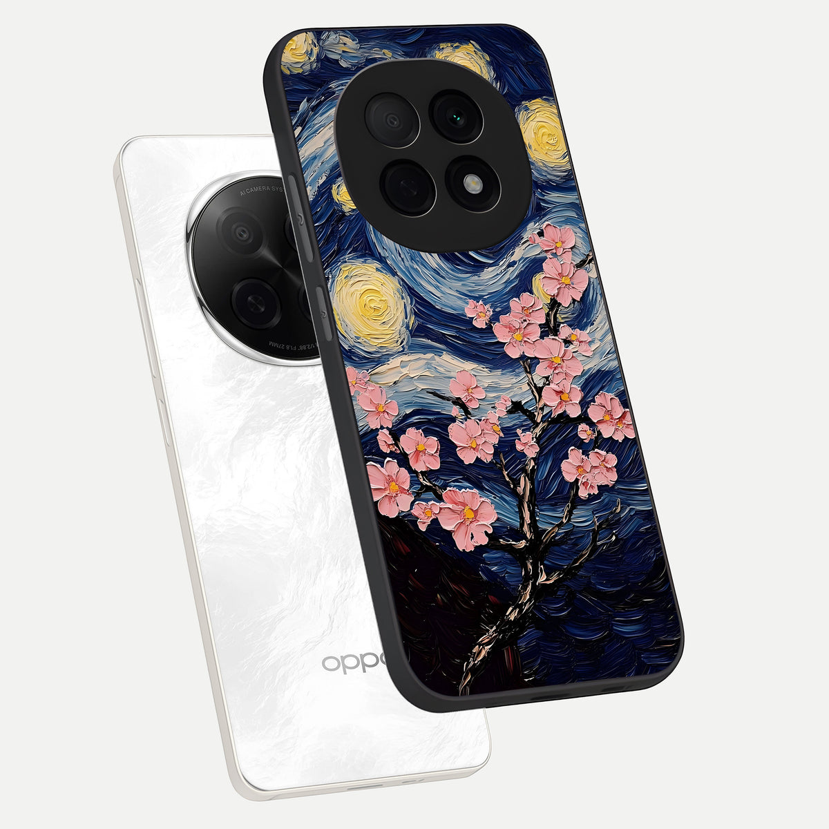  Van Gogh Scenery phone case For Oppo F29 Pro 5G showing premium glass back cover with detailed artwork