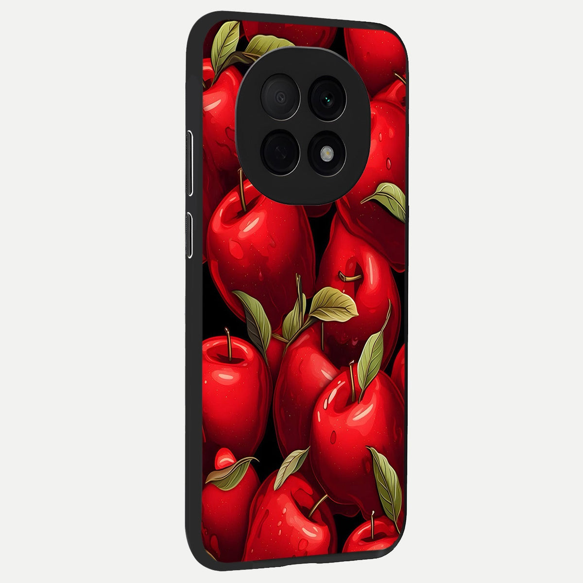  Apple Pattern back cover For Oppo F29 Pro 5G slim fit glass case with vibrant aesthetic design