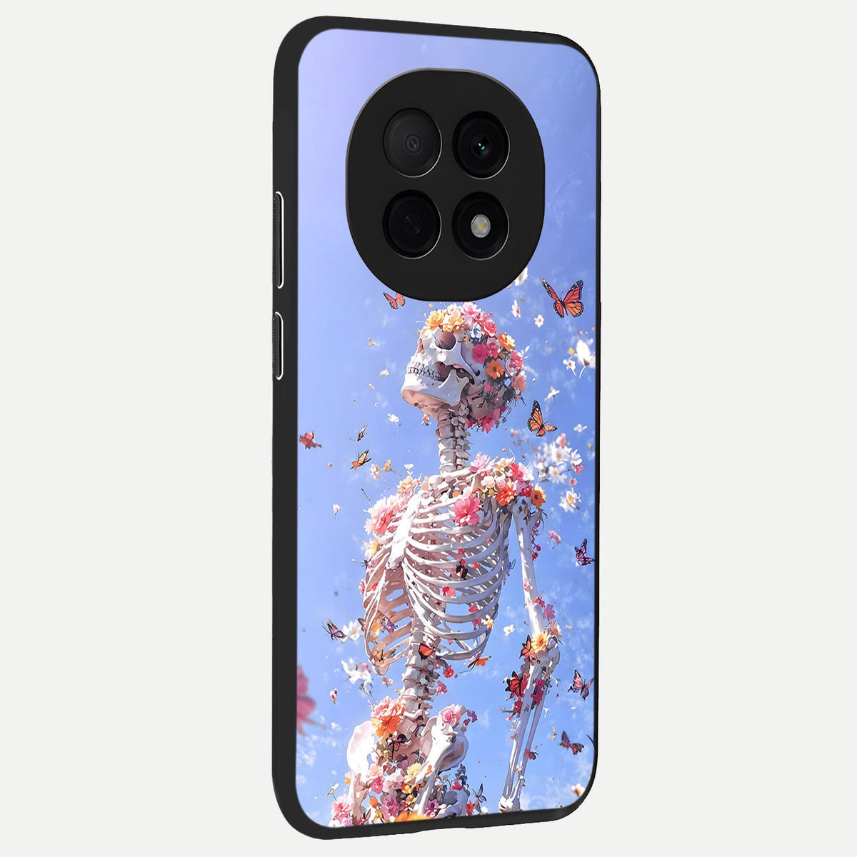  Bloom Beyond Bones back cover For Oppo F29 Pro 5G slim fit glass case with vibrant aesthetic design