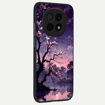  Blossom Pink Moon back cover For Oppo F29 Pro 5G slim fit glass case with vibrant aesthetic design