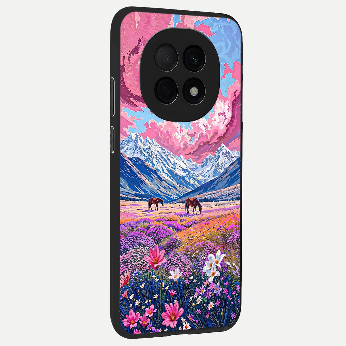  Blossom Valley Dream back cover For Oppo F29 Pro 5G slim fit glass case with vibrant aesthetic design