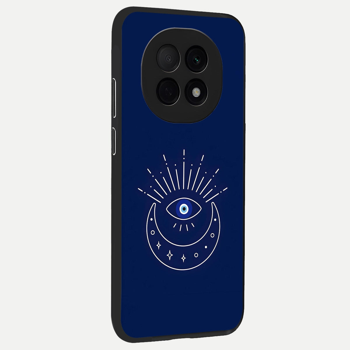  Blue Evil Eye back cover For Oppo F29 Pro 5G slim fit glass case with vibrant aesthetic design