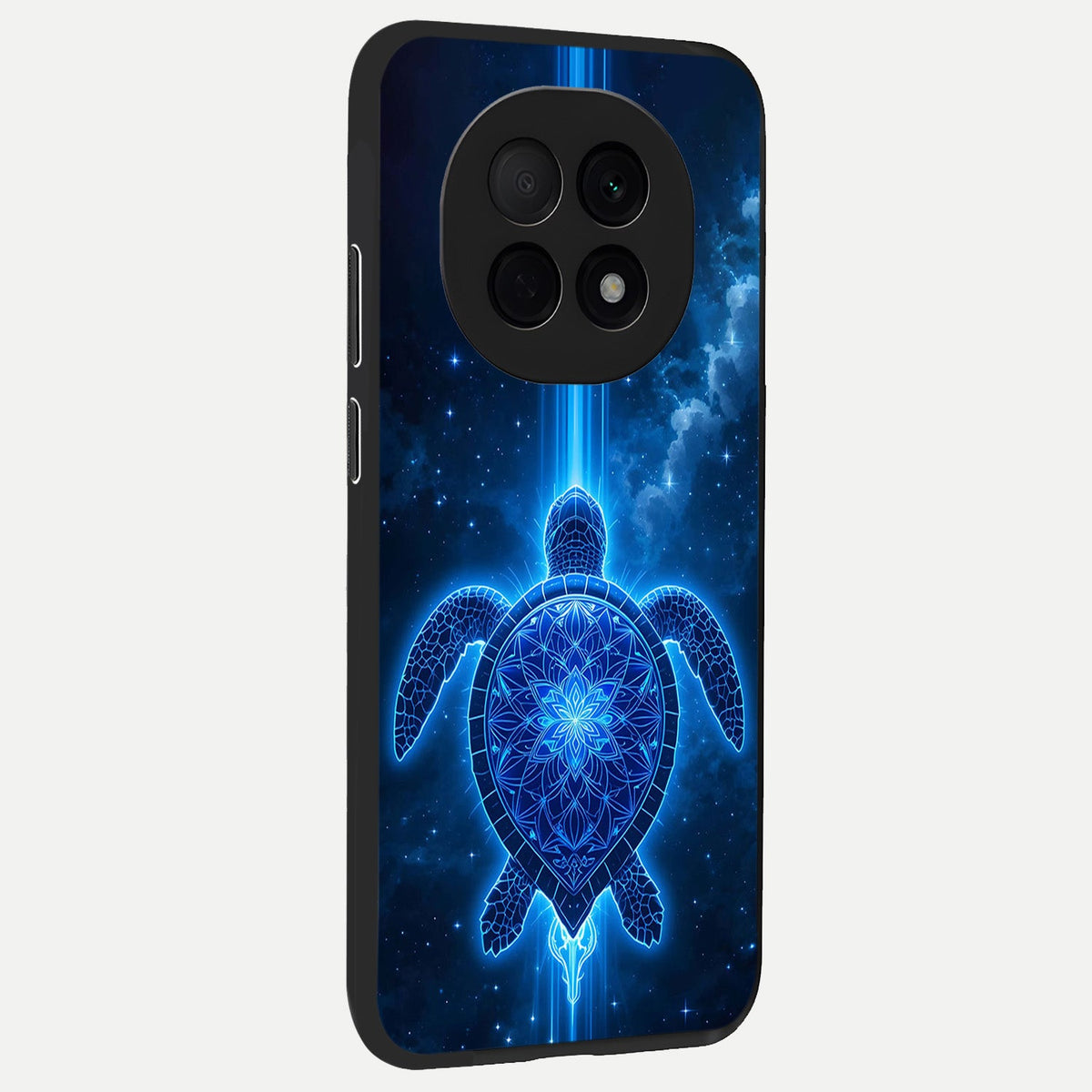  Blue Galaxy Turtle back cover For Oppo F29 Pro 5G slim fit glass case with vibrant aesthetic design