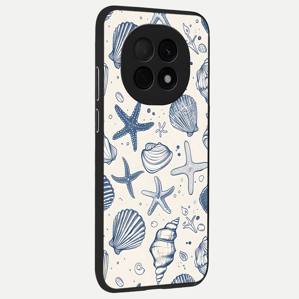  Blue Ocean Outline back cover For Oppo F29 Pro 5G slim fit glass case with vibrant aesthetic design