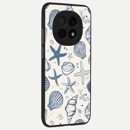  Blue Ocean Outline back cover For Oppo F29 Pro 5G slim fit glass case with vibrant aesthetic design