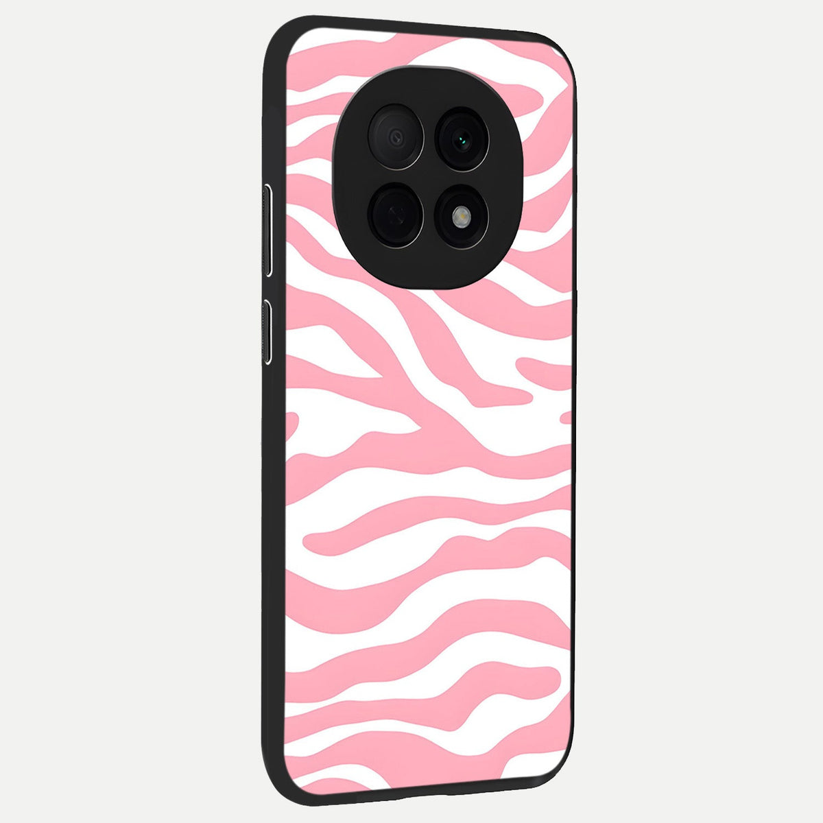  Blush Zebra Flow back cover For Oppo F29 Pro 5G slim fit glass case with vibrant aesthetic design