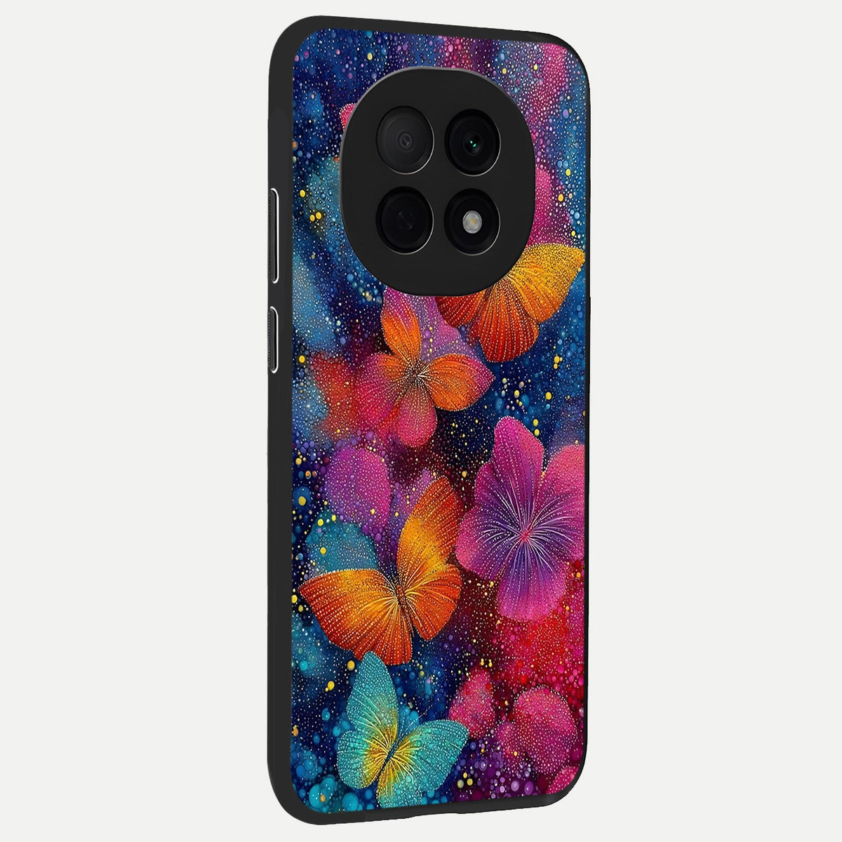 Butterfly Dream Mist back cover For Oppo F29 Pro 5G slim fit glass case with vibrant aesthetic design