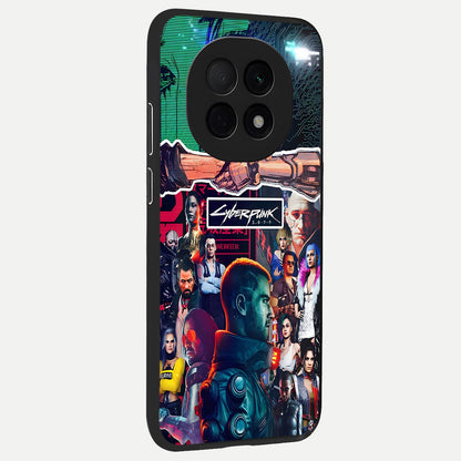  CYBERPUNK Legacy back cover For Oppo F29 Pro 5G slim fit glass case with vibrant aesthetic design
