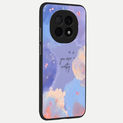  Celestial Cloud Magic back cover For Oppo F29 Pro 5G slim fit glass case with vibrant aesthetic design