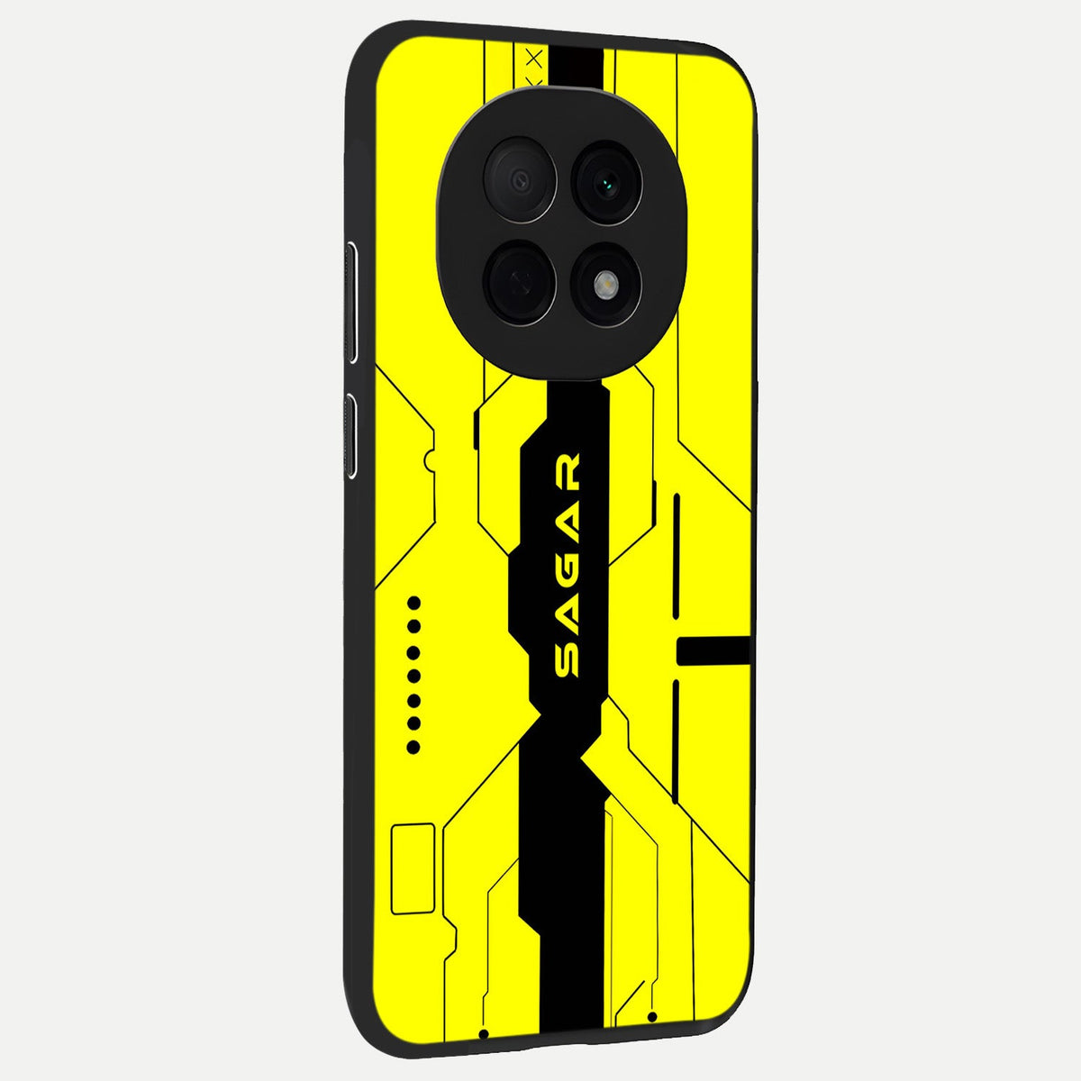 Circuit CYBERPUNK Custom Name back cover For Oppo F29 Pro 5G slim fit glass case with vibrant aesthetic design